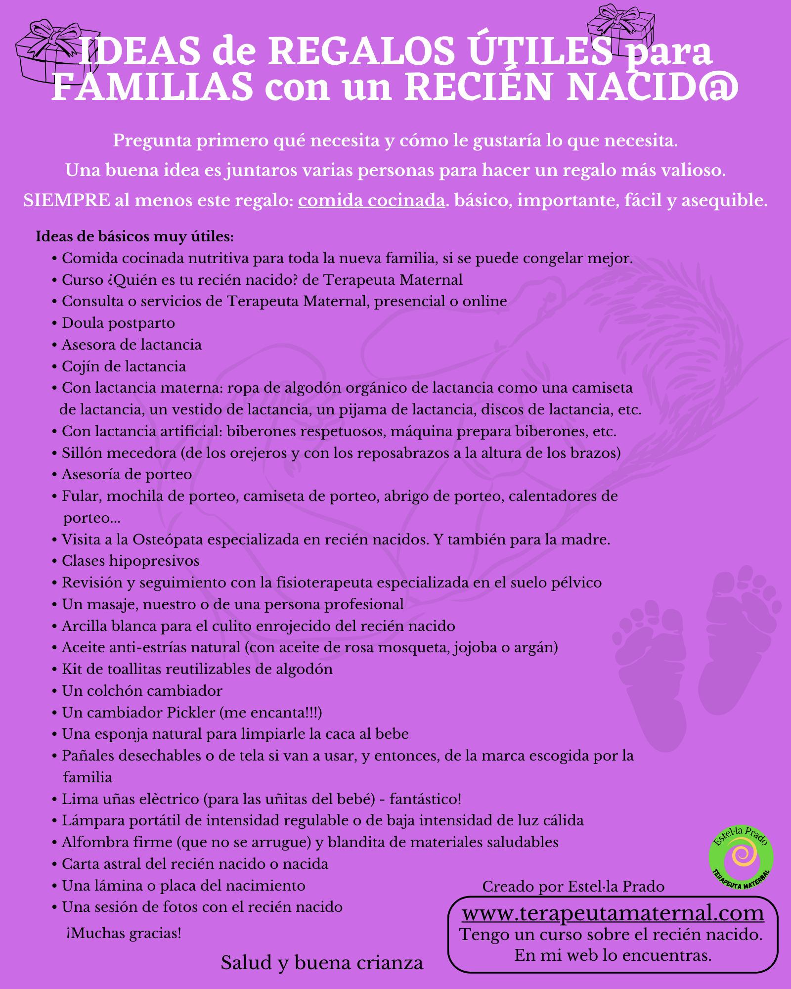 Lista de regalos